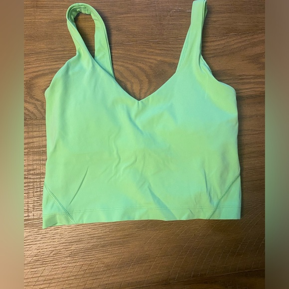 Green lululemon align tank. Size 4 - Picture 1 of 3